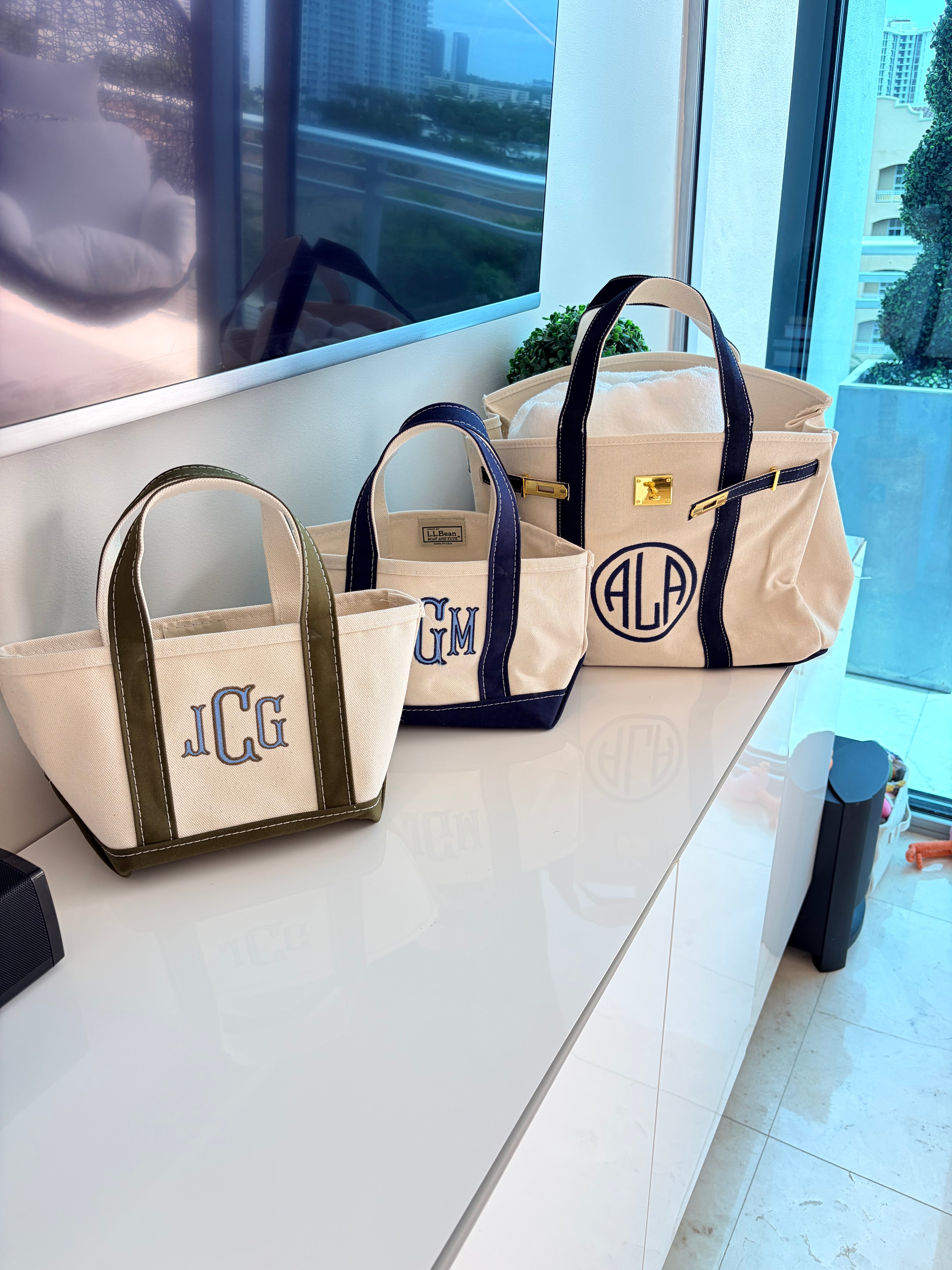 LL Bean Mini Canvas Tote