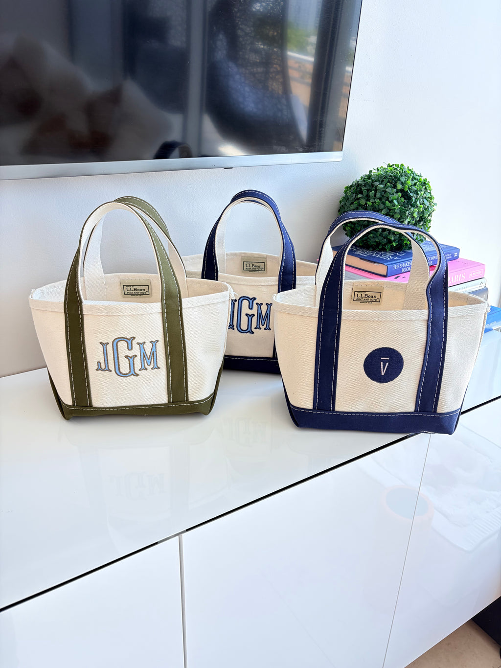 LL Bean Mini Canvas Tote