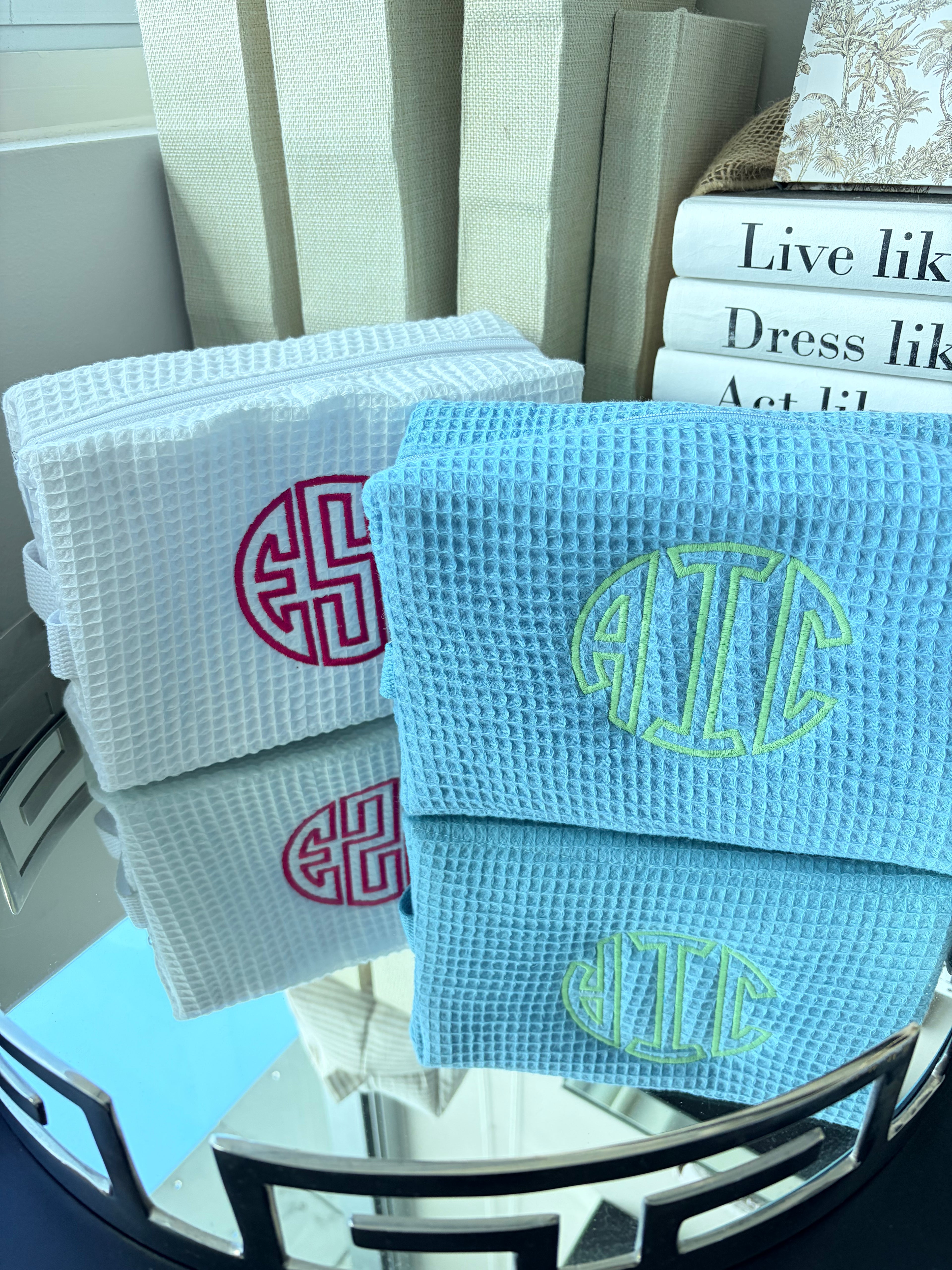 Waffle Makeup Bags (large)
