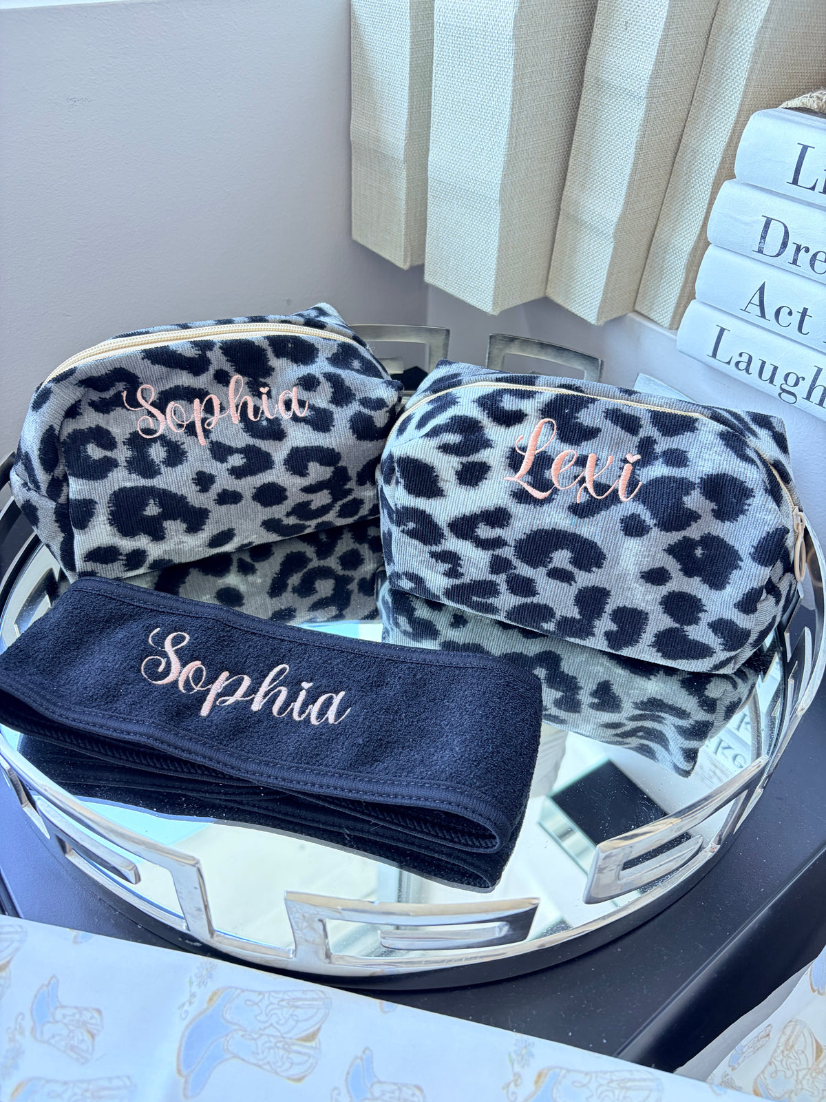Animal Print cosmetic bag