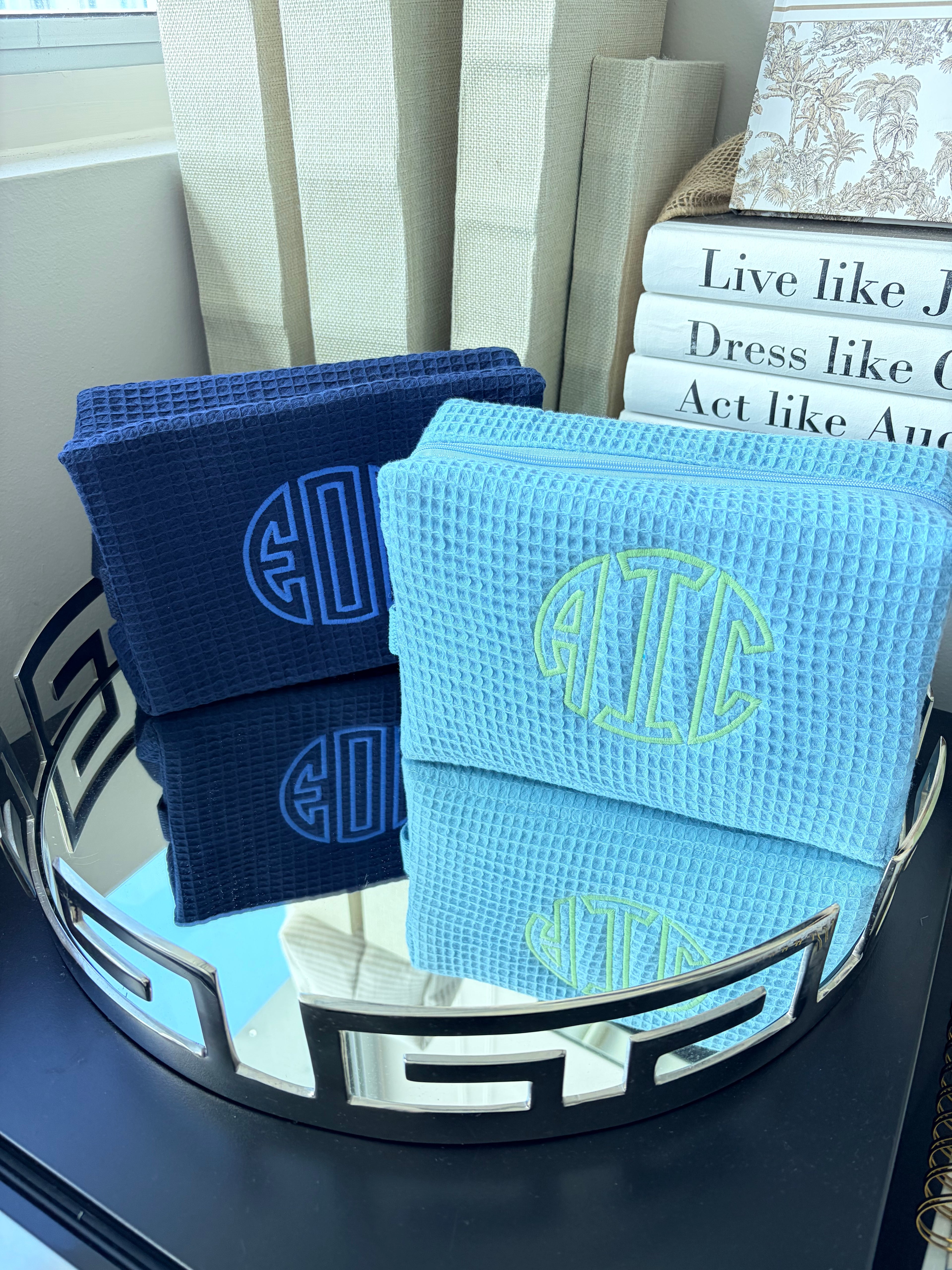 Waffle Makeup Bags (large)