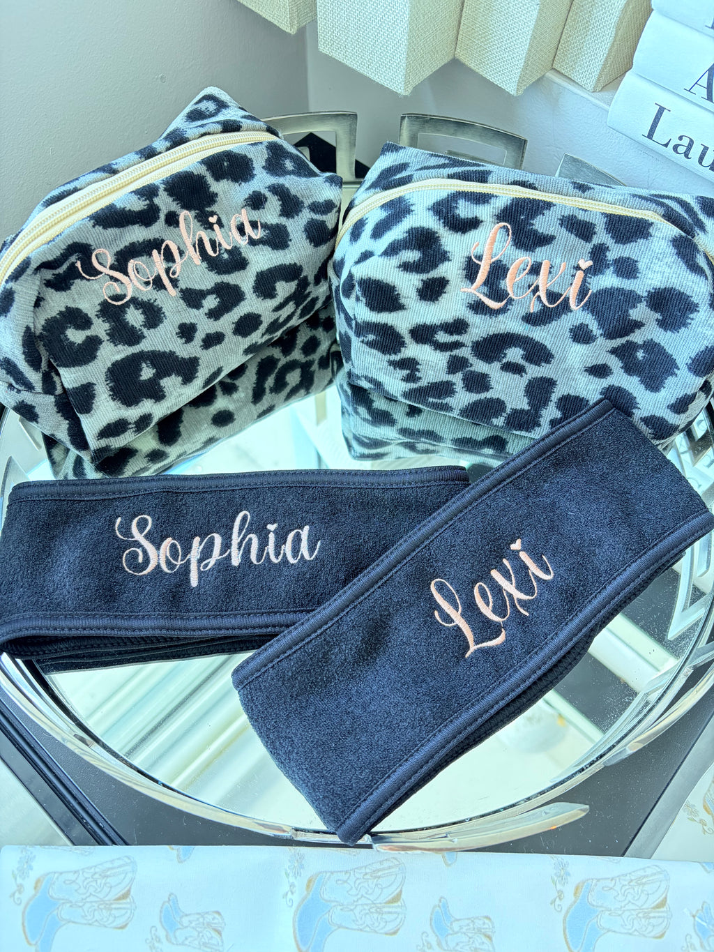 Animal Print cosmetic bag