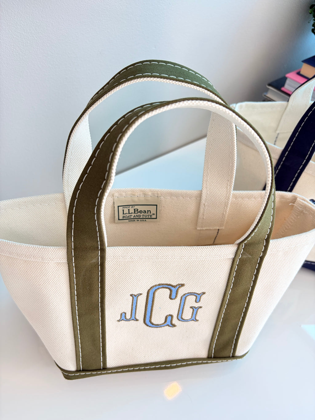 LL Bean Mini Canvas Tote