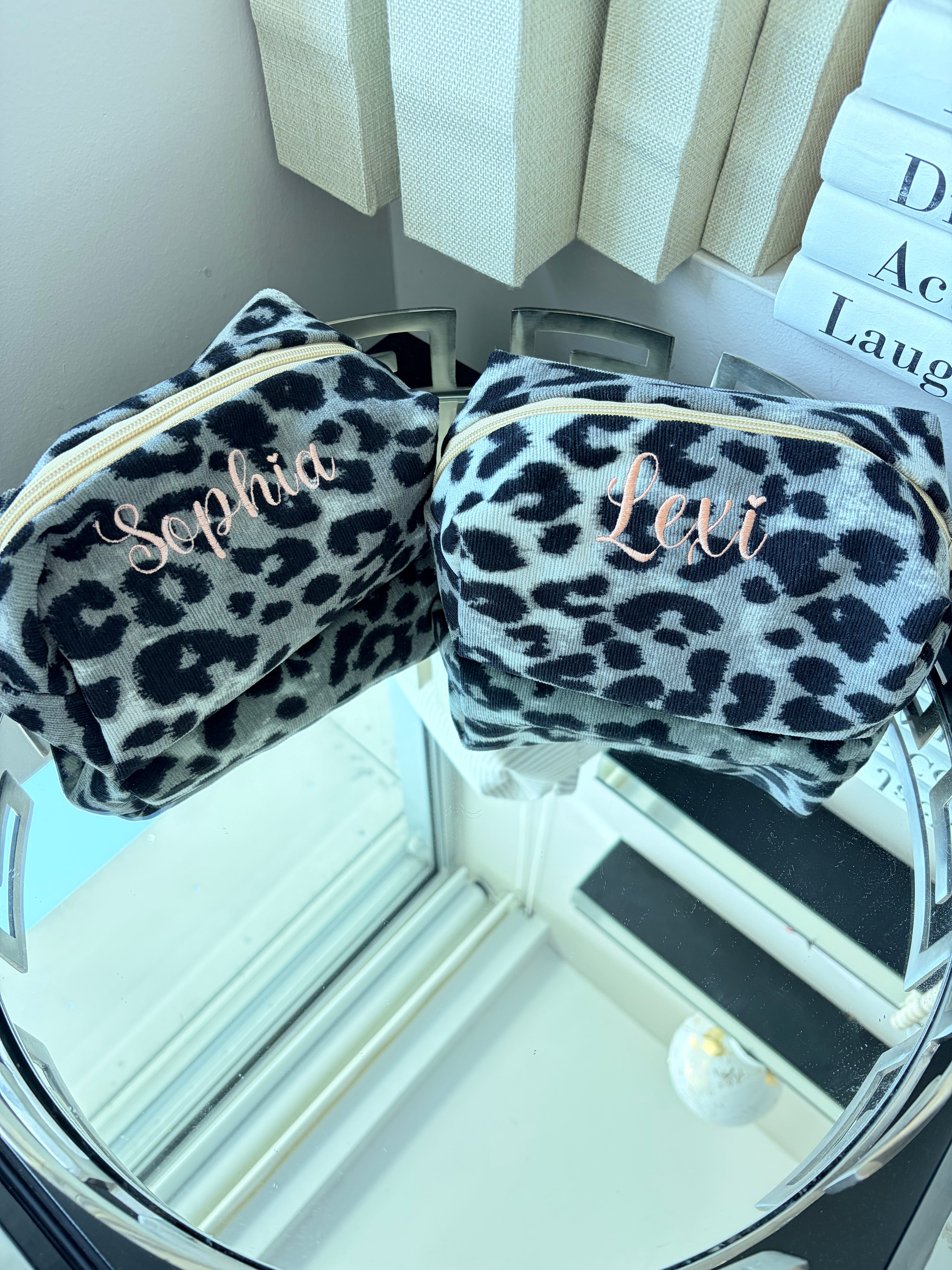 Animal Print cosmetic bag