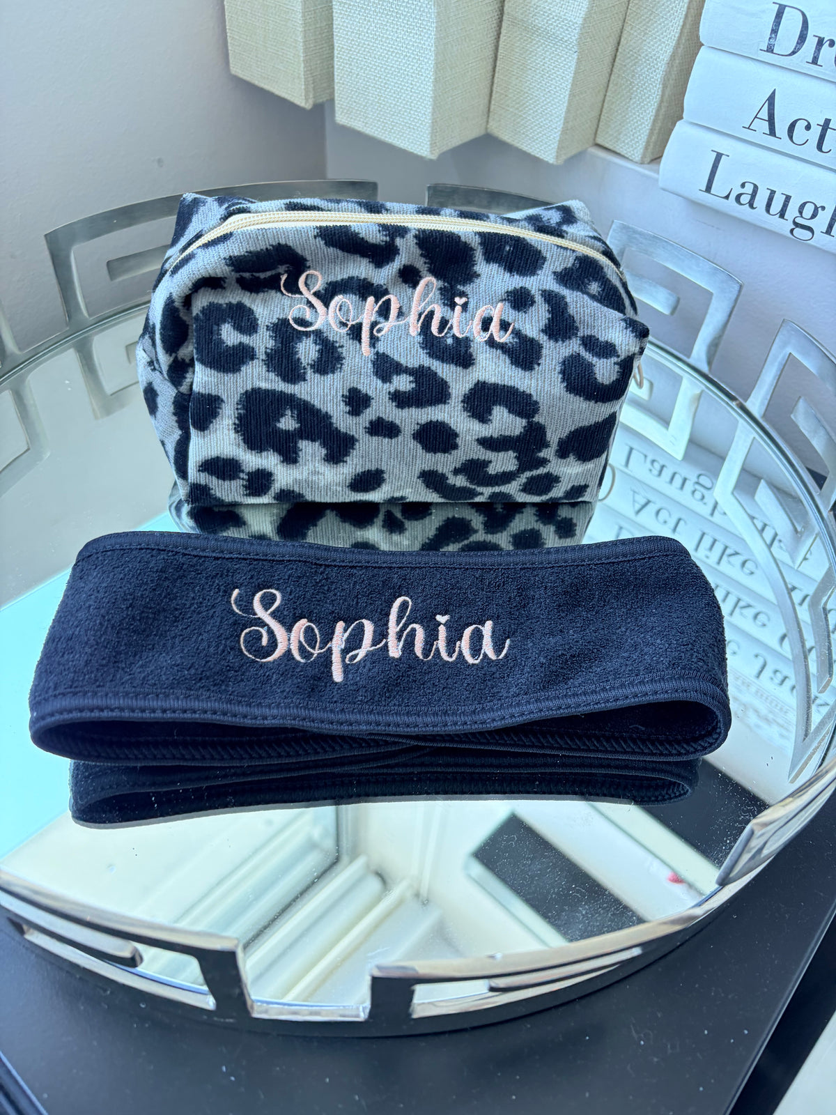 Animal Print cosmetic bag