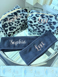 Animal Print cosmetic bag