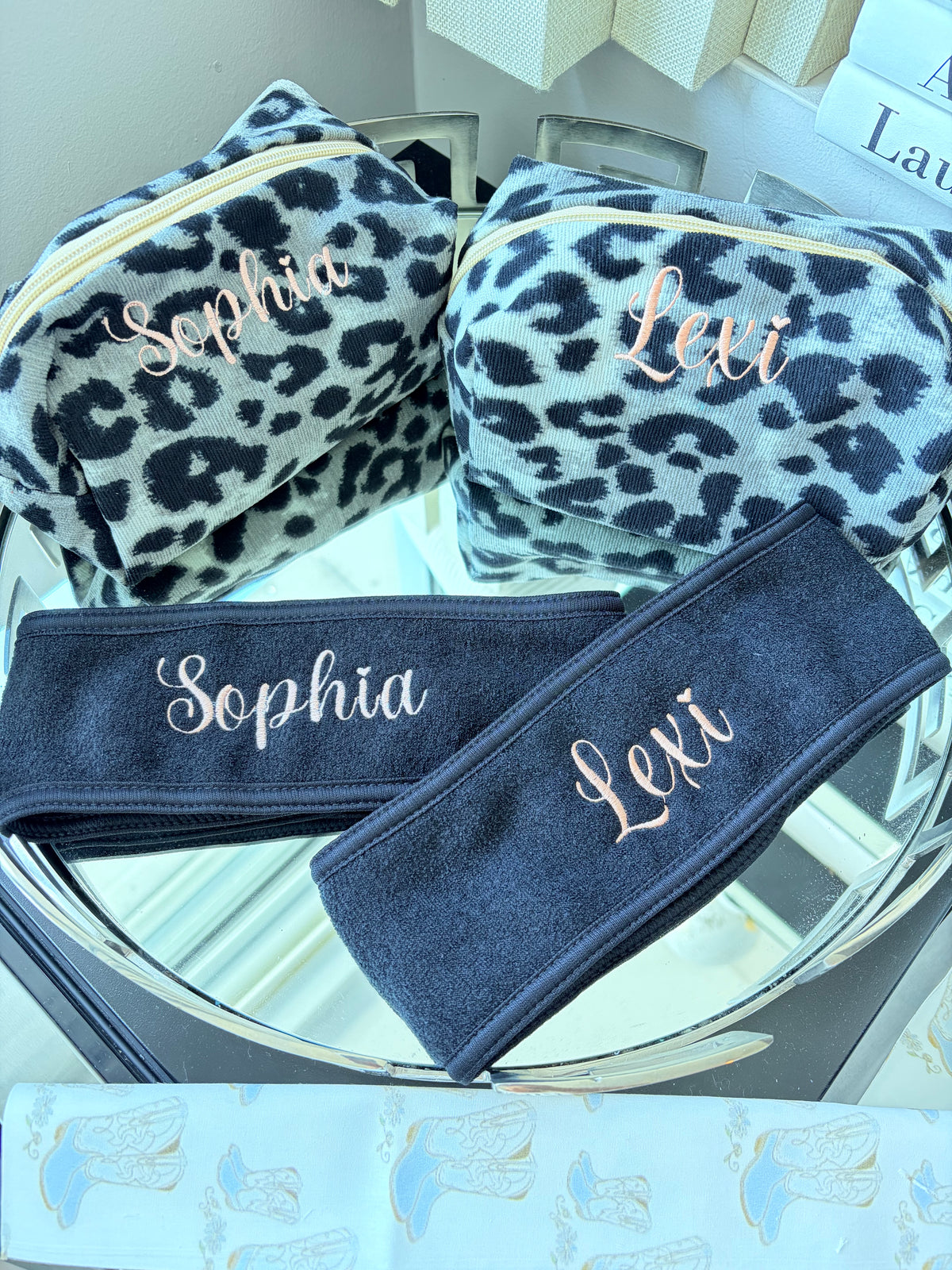 Animal Print cosmetic bag
