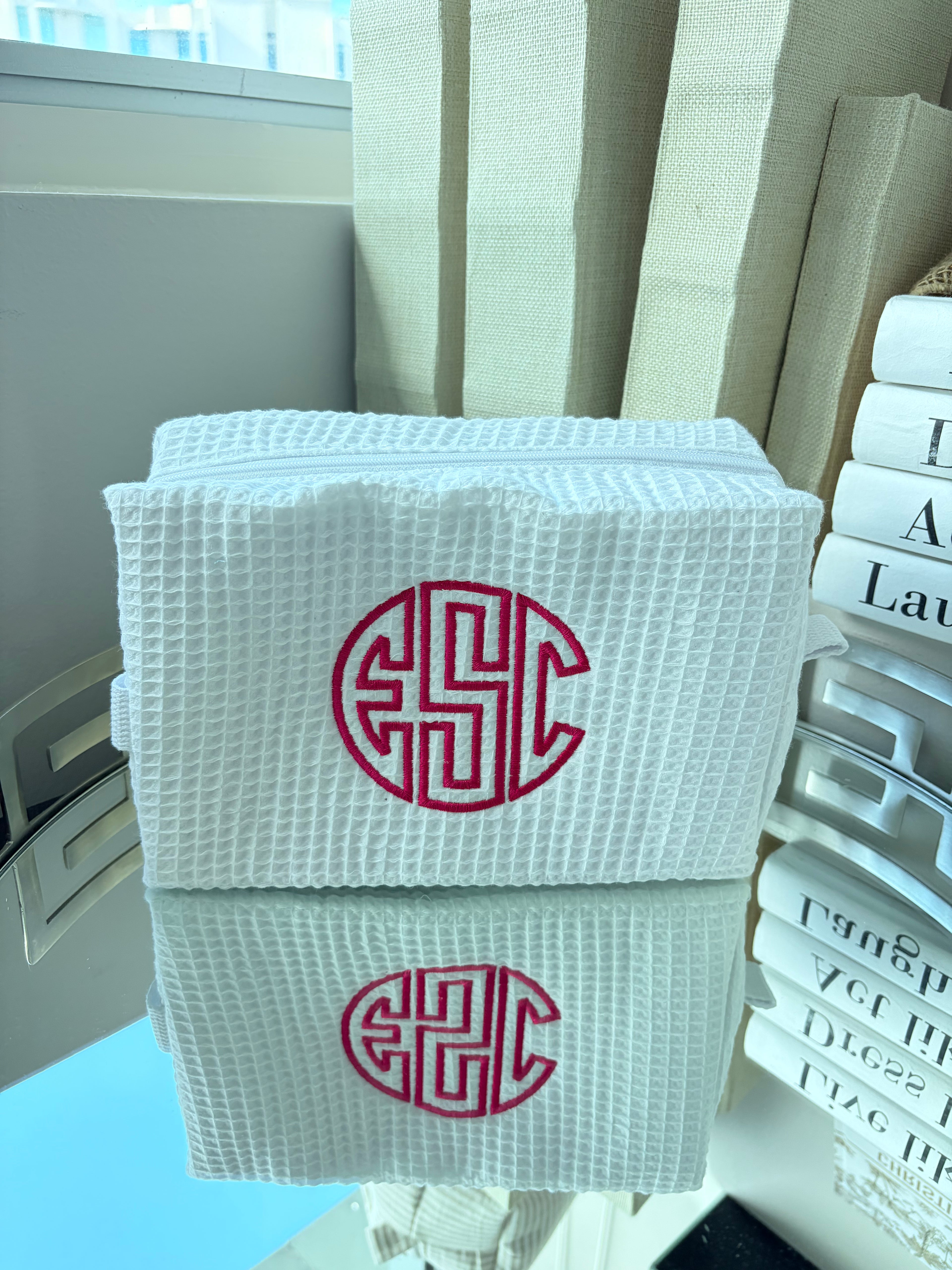 Waffle Makeup Bags (large)